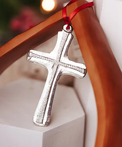 Religious Cross Christmas Ornament