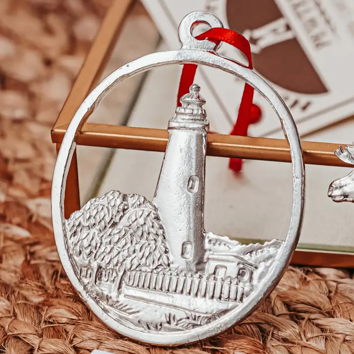Ocracoke Lighthouse Ornament - House of Morgan Pewter