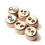 Animal Tracker Wooden Stampers 6 ct. - Eco Kids/Elseware Unplug