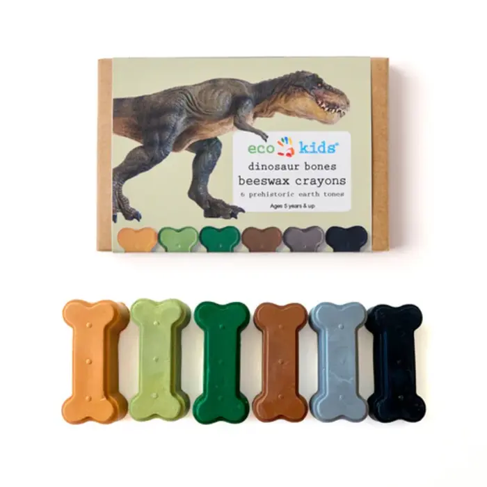 Dinosaur Bone Beeswax Crayons - Eco - Kids/Elseware Unplug