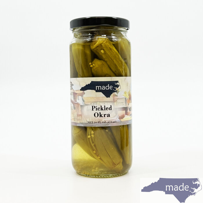 Pickled Okra 16oz - Made in NC