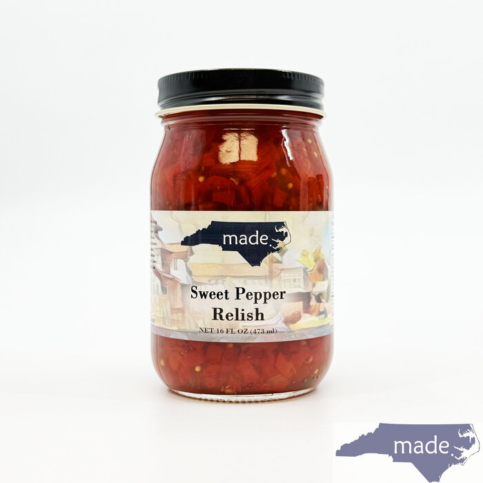 Sweet Pepper Relish 16 oz. - Made in NC