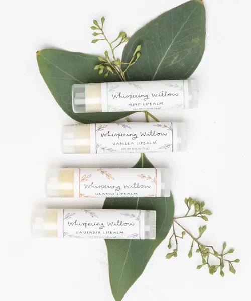 Natural Beeswax Lip Balm - Whispering Willow