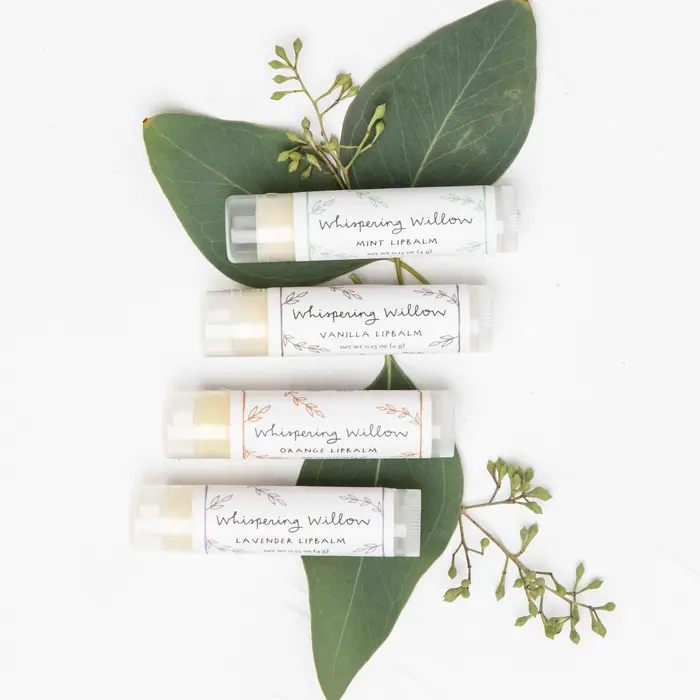 Natural Beeswax Lip Balm - Whispering Willow