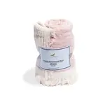Cotton Reversible Muslin Baby Blanket Pink - Country Cotton