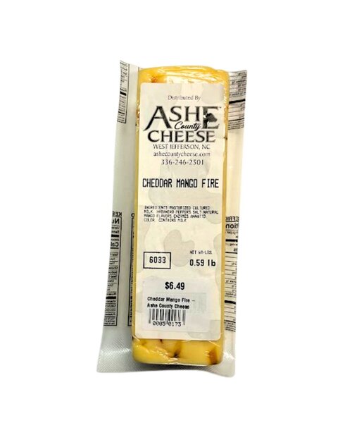 Cheddar Mango Fire - Ashe County Cheese