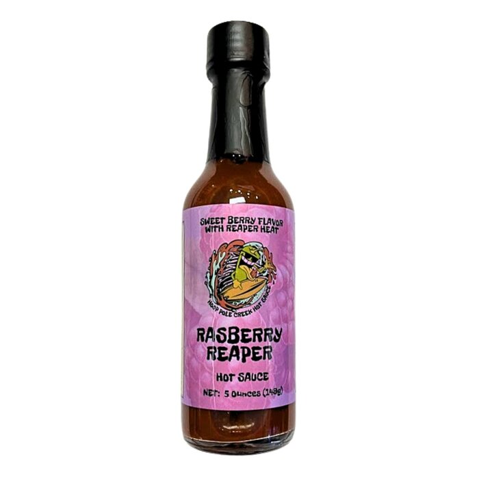 Raspberry Reaper Hot Sauce 5oz - Hoop Pole Creek Hot Sauce