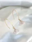 Mary Drop Earrings Pearl - AnnaBanana