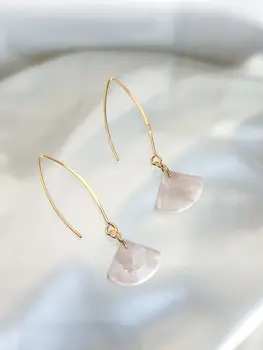 Mary Drop Earrings Pearl - AnnaBanana