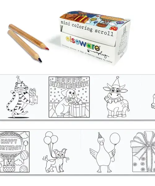 Mini Coloring Scroll - Eco Kids - Birthday
