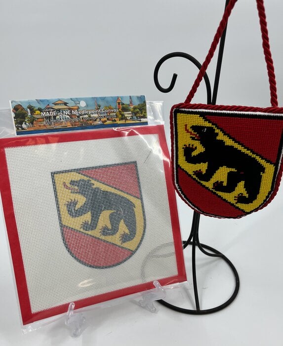 New Bern Bear Needlepoint Canvas Only- Made in NC Mercantile