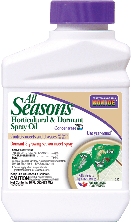 1Pt All Seasons Horticultural & Dormant Oil Spray Concentrate Insecticide Bonide