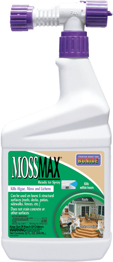 Mossmax /Algae Moss & Lichens 1Qt RTS Herbicide Bonide