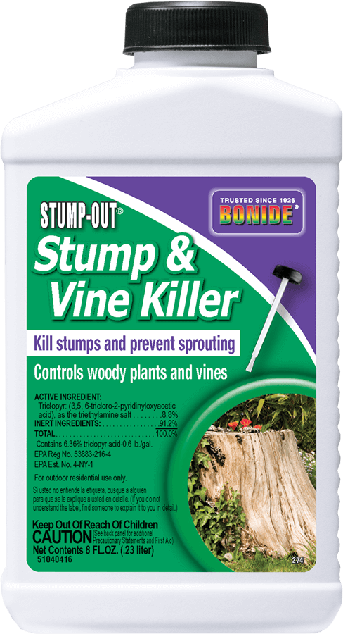 Stump & Vine Killer 8oz Concentrate Herbicide Bonide