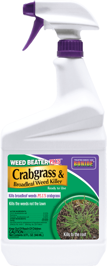 Weed Beater Plus + Crabgrass Weed Killer 1Qt RTU Herbicide Bonide