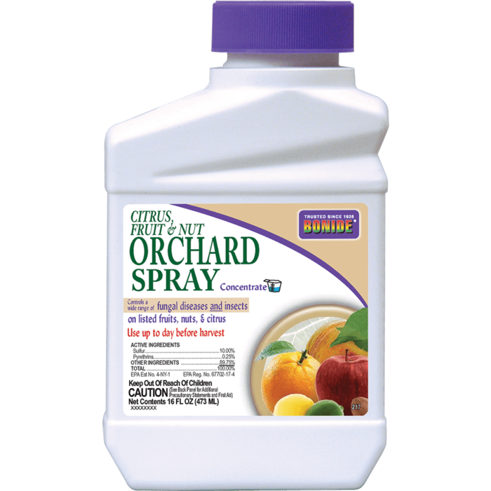 Citrus Fruit & Nut Orchard Spray 1Pt Concentrate Insect-Fungicide Bonide