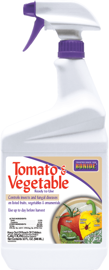 1Qt Tomato/Vegetable 3-in-1 RTU Insecticide Bonide