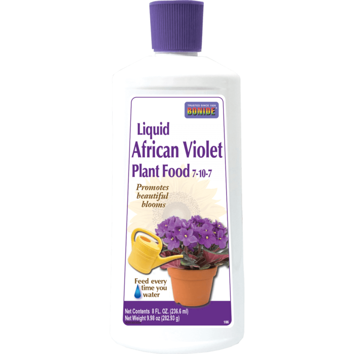 8oz Liquid African Violet Food 7-10-7 Bonide