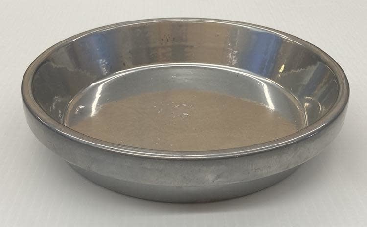 Saucer 4" Glazed Silver