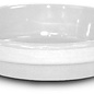 Saucer 4" Glazed White