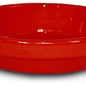 Saucer 8" Glazed Red