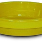 Saucer 4" Glazed Yellow - X