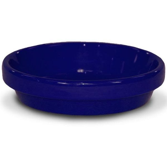 Saucer 4" Glazed Cobalt Blue