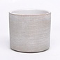 Pot Jasper Cylinder Sml 4x4 Textured Taupe