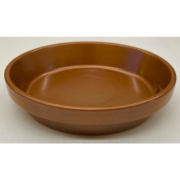 Saucer 4" Glazed Copper