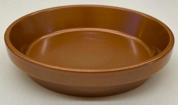 Saucer 4" Glazed Copper