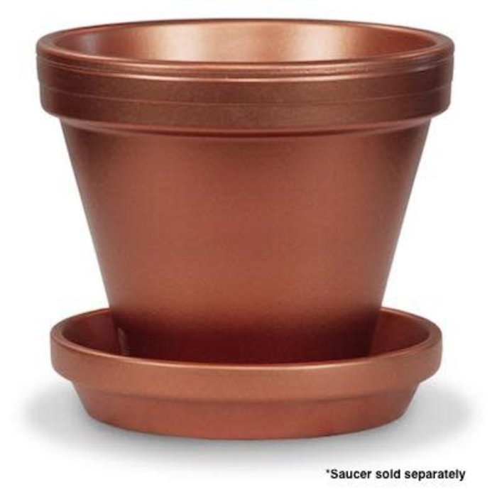 Pot 8" Glazed Standard Copper