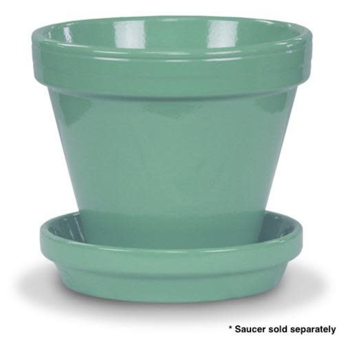 Pot 8" Glazed Standard Sage Green