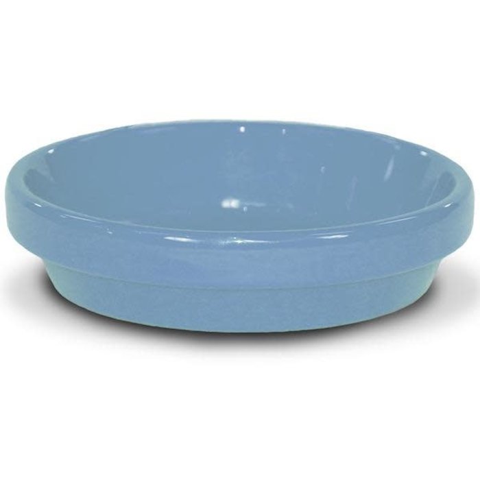 Saucer 8" Glazed Ice Blue