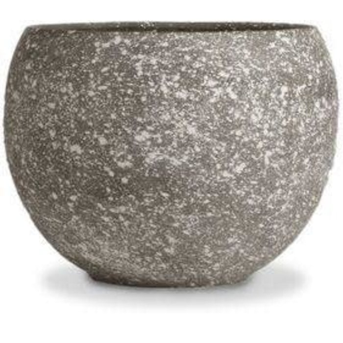 Pot Luna Sphere /Bowl 9" Dark Speckle /Terracotta