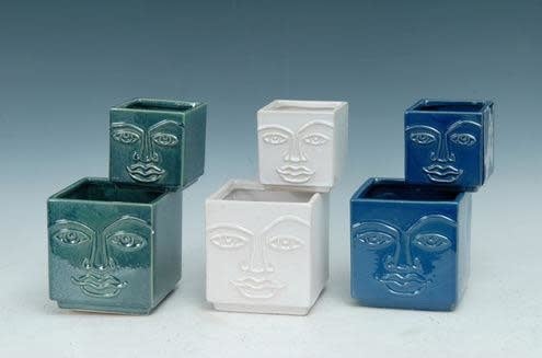 Pot Square Face Man Lrg 6x6 Asst