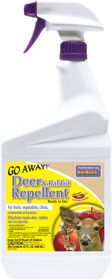 1Qt Go Away Deer & Rabbit Repellent RTU Bonide X
