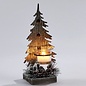 Christmas/Winter Decor Tree Candle Holder 4x3x9 Metal