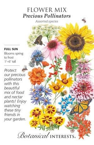 Seed Flwr Flower Mix Precious Pollinators - Assorted species