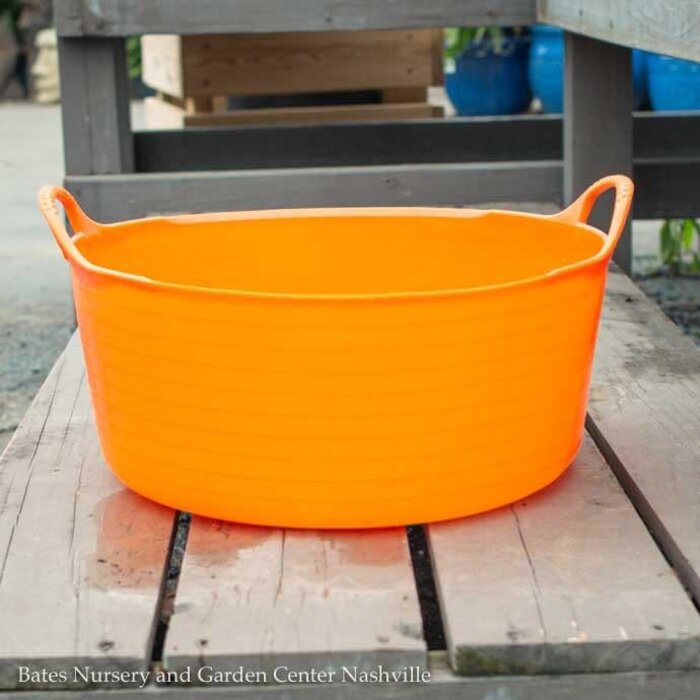 3.9Gal/15L Tubtrug Flexible Small Shallow Bucket - Orange