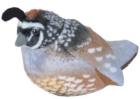 California Quail Audubon Plush Toy