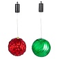 Christmas/Winter  8" LED Hanging Ornament Green