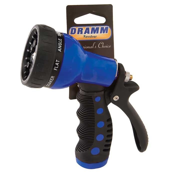 Dramm Revolver 9 Position Spray Nozzle Blue Carded