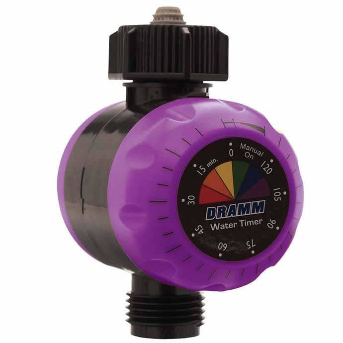 Water Timer ColorStorm Mechanical Dramm Purple