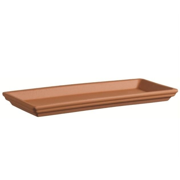 Saucer Rectangular/Window Box Saucer 16" Terracotta