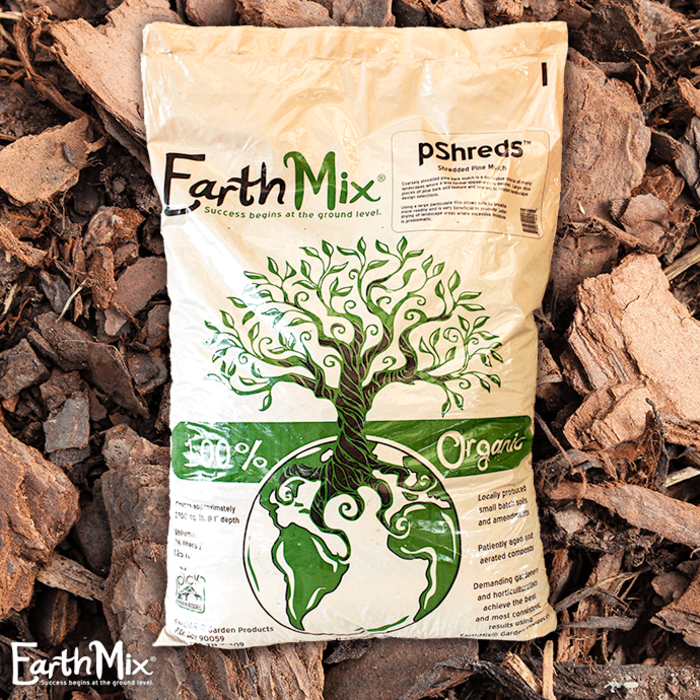 Bag EarthMix® pShreds™ 36L/1.25 Cuft Shredded Pine Mulch