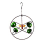 Hanging Wind Twirler/Spinner Green Circles Bee