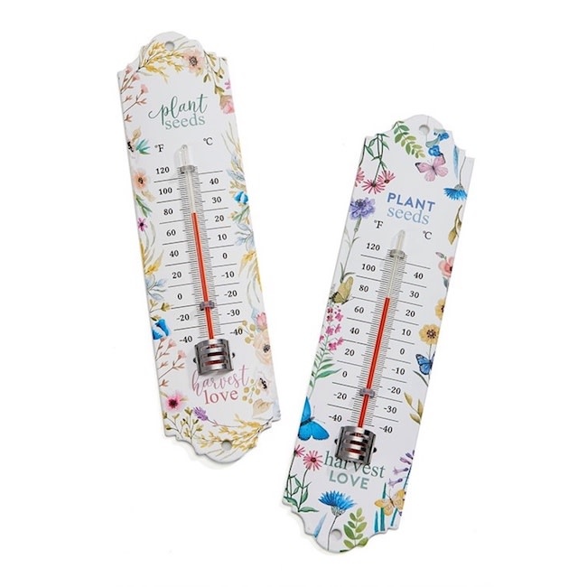 Thermometer Plant Seeds Harvest Love Asst 8"