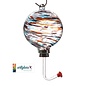 Bird Feeder Hummingbird Marble Design Glass Orb/Ball 4x12 Blue/Purple