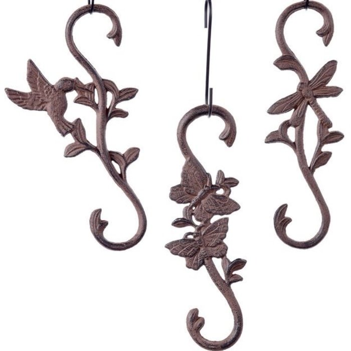 S-Hook Rustic Assorted Styles Cast Iron