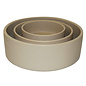 Pot /Bowl Straight Sided Lrg 10x3 Matte Tan